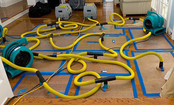 Professional Water Extraction technician working in Fairfax, SC